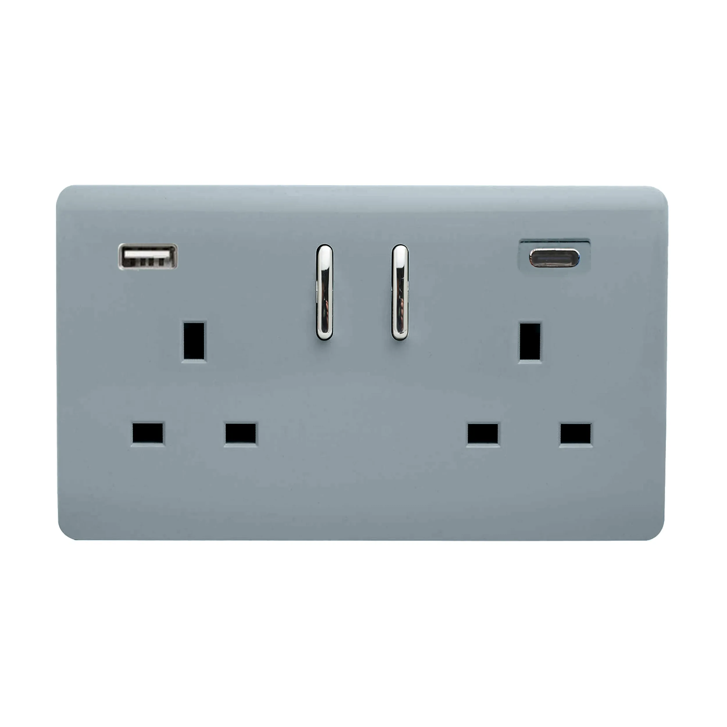 Cool Grey Wiring Accessories Trendi Decorative Screwless Cool Grey Wiring Accessories Trendi Decorative Screwless